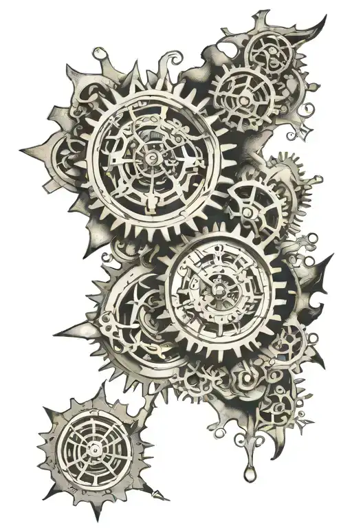 2 X Birth Clock Gears