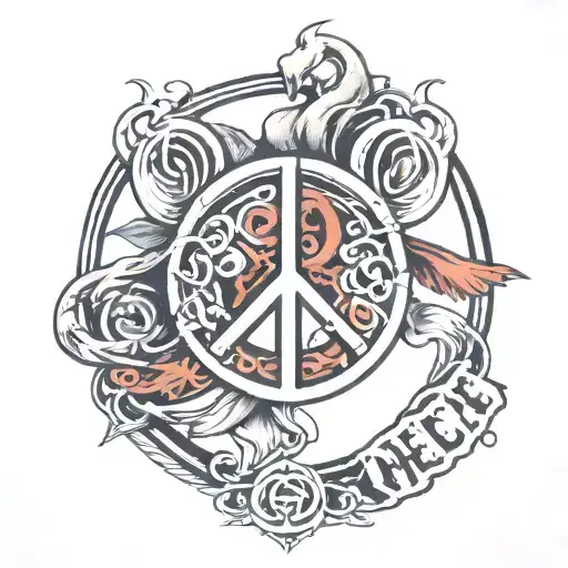 Peace With Oneself Gym Sports Love Life Intertwined