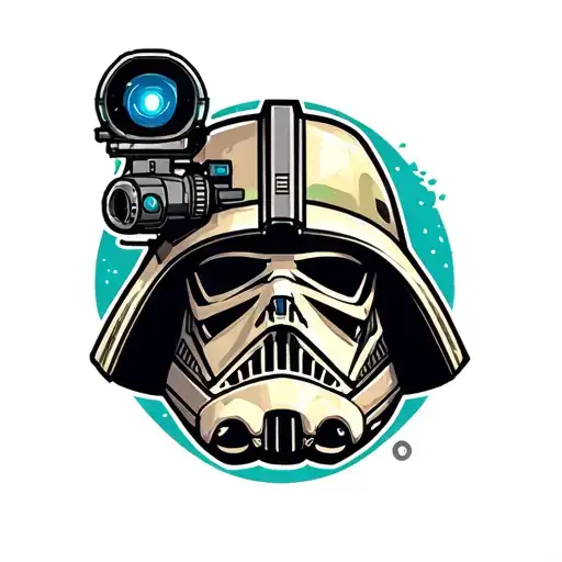 Star Wars Old School Tattoo Design Inspired