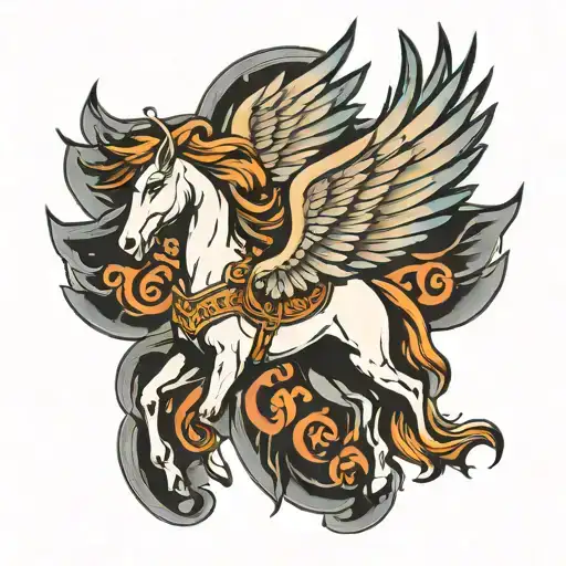 Pegasus Horse With Wings