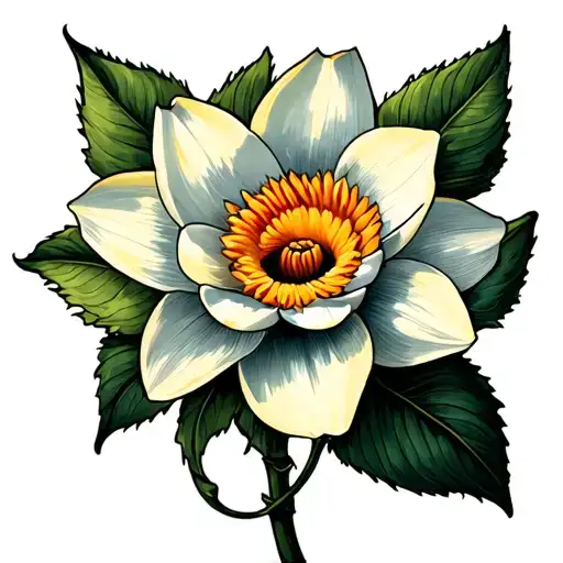 Daffodil Rose Water Lily Morning Glory