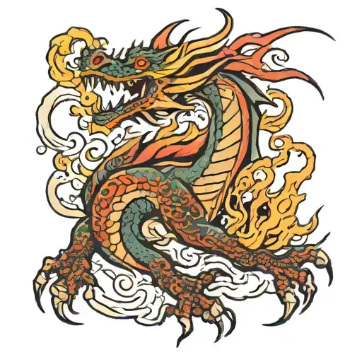 Dragon Breathing Fire