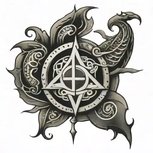 Prisha With Trishul Symbol