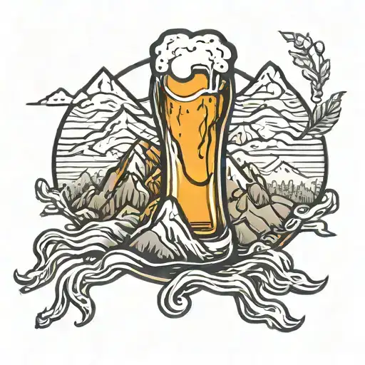 Mountain In A Beer