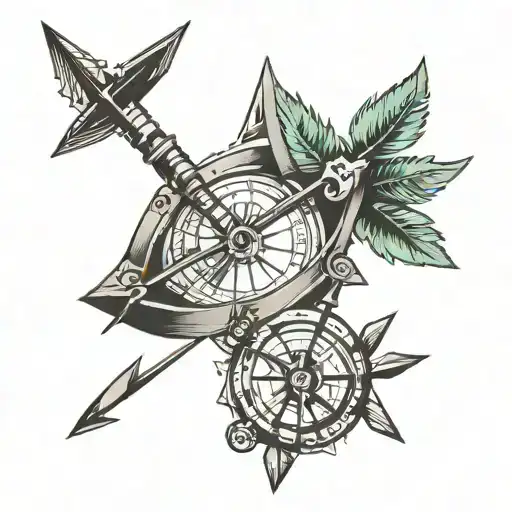 Arrow And Compass