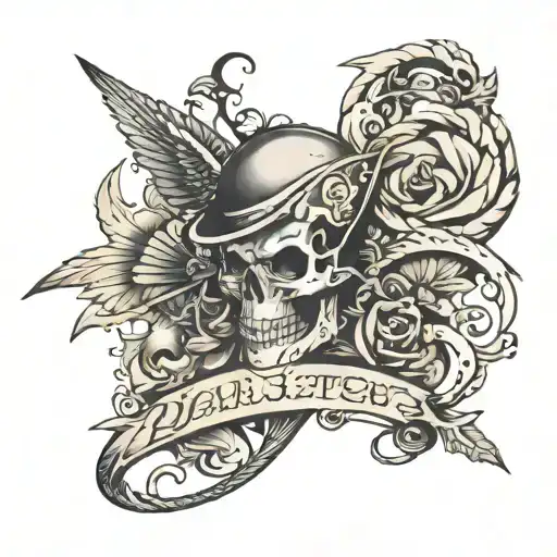 Always The Villian Tatto As A Word