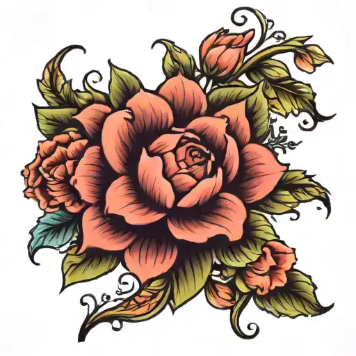 Floral Sleeve Coverup Nature