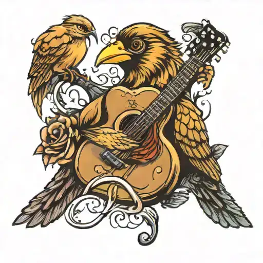 Bird And Guitar