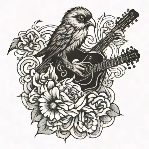 Bird Rising Guitar