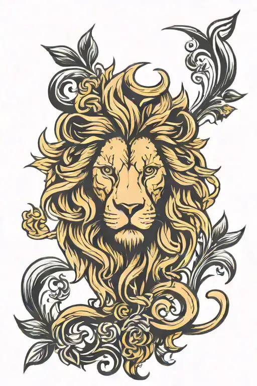 Minimalist For Male Lion