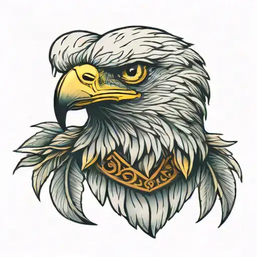 Eagle On The Neck