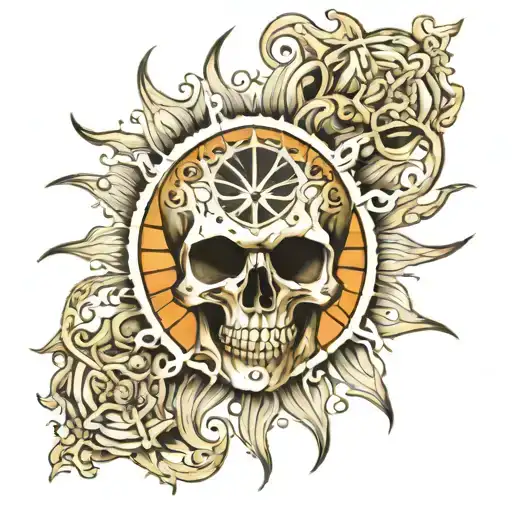 Sun And Skull