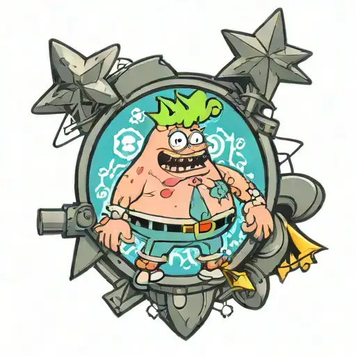 Patrick Star Gangster