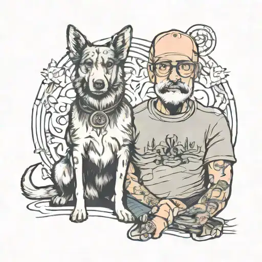 My Dad And My Dog Wearing T Shirt