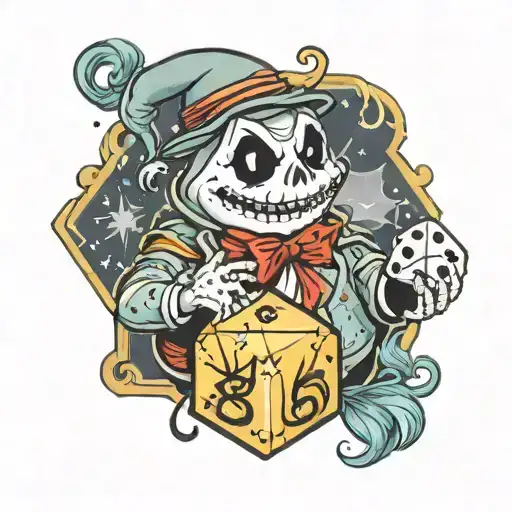 Oggie Boogie Playing With Dice And Diamonds Sparkles With Space