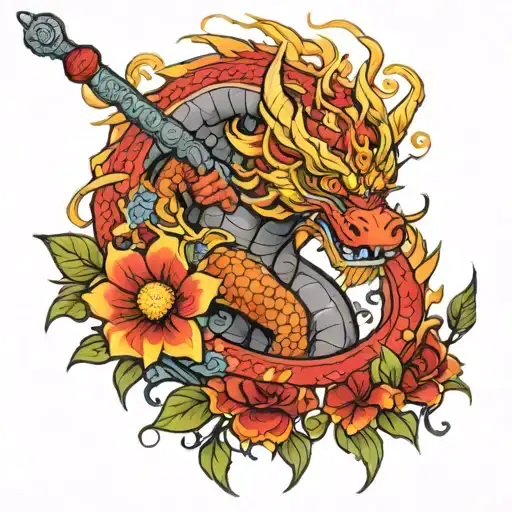 Sun Wukong Dragon Flower