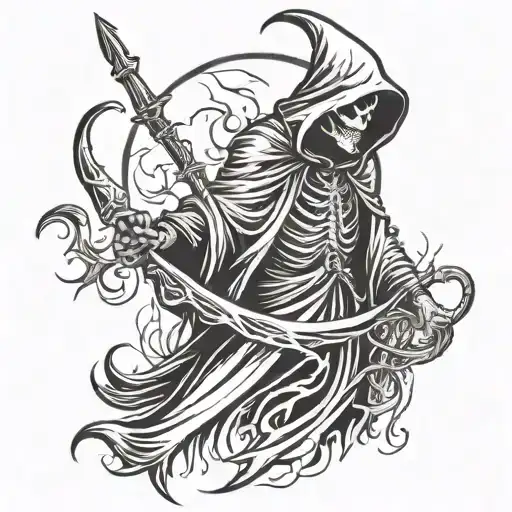 Grim Reaper Silohuette