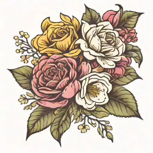 Birth Flower Bouquet