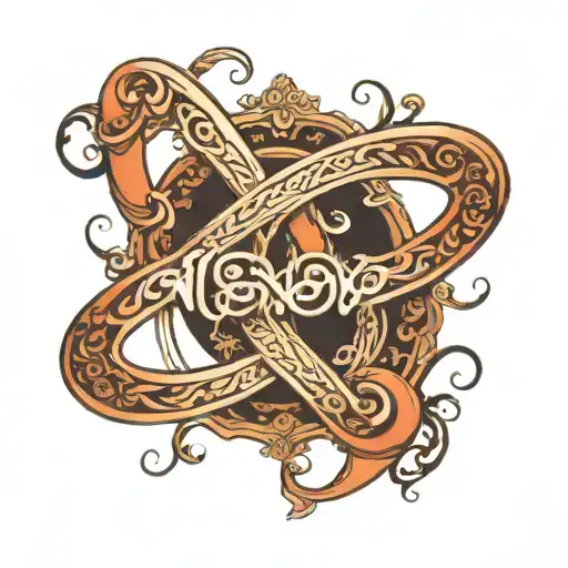 Infinity Symbol With Name