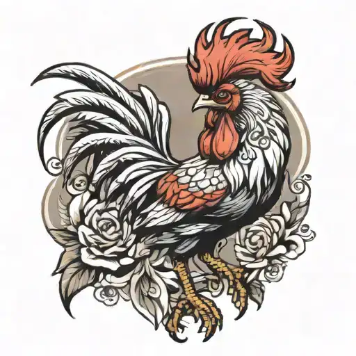 French Warrior Rooster