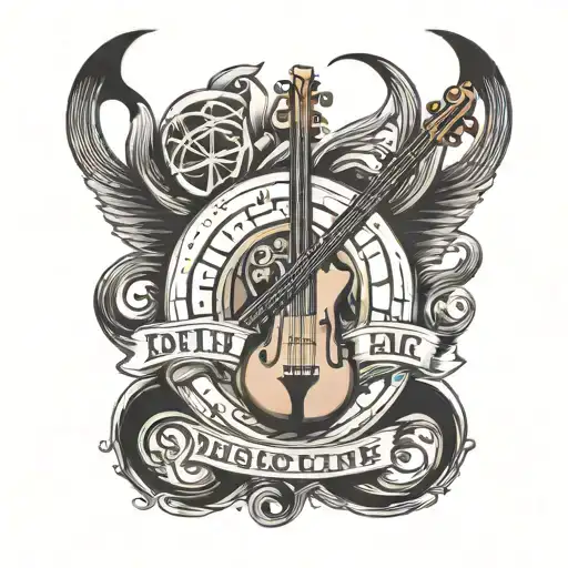 Discipline With A Music Logo Combined