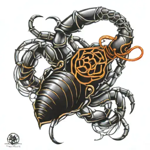 Scorpion Made Out Of Wire