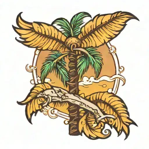 Palm Tree As A Cross