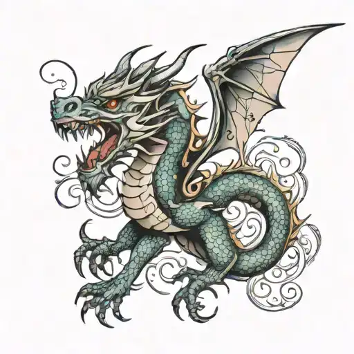 Dragon Around The Arm