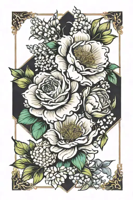 June And September Birth Flower Bouqet