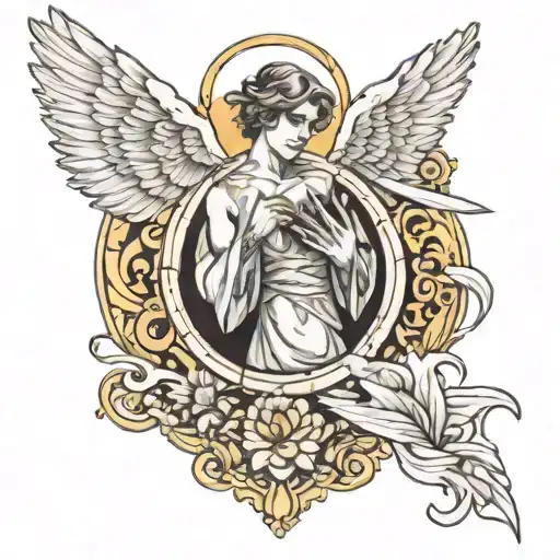 Angel Seeing His Reflection Bad