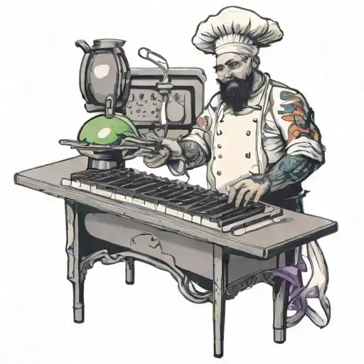 Chef Knife And Keyboard Transforming