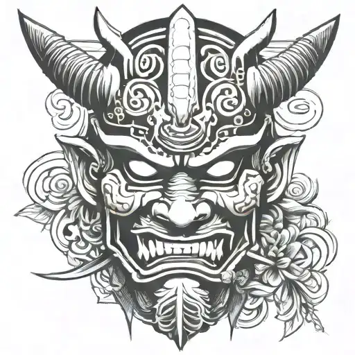 Japenese Samurai Mask