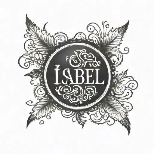 The Word 'Isabel' In A Circle