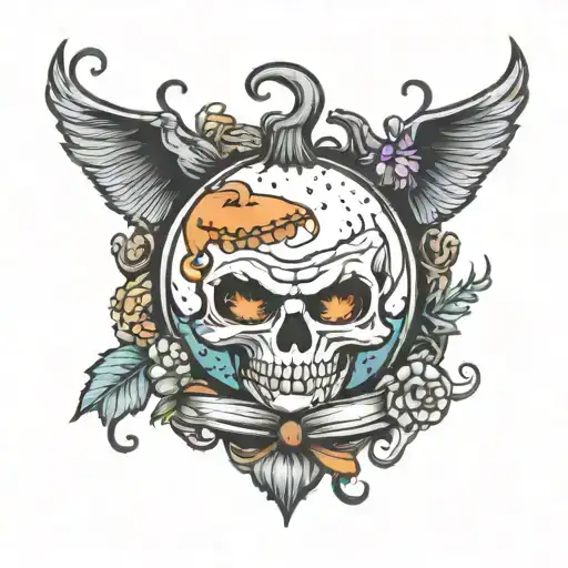 Halloween Snow Globe