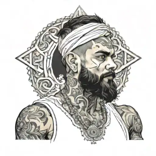 Virat Kohli Arm Sleeve Tattoo Different Pattern