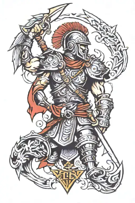 Flyer De Lis Roman Warrior