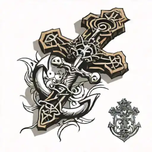 Sailor's Anchor Crucifix