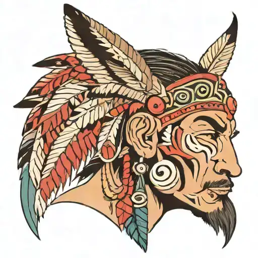 Side Profile Native Chieg