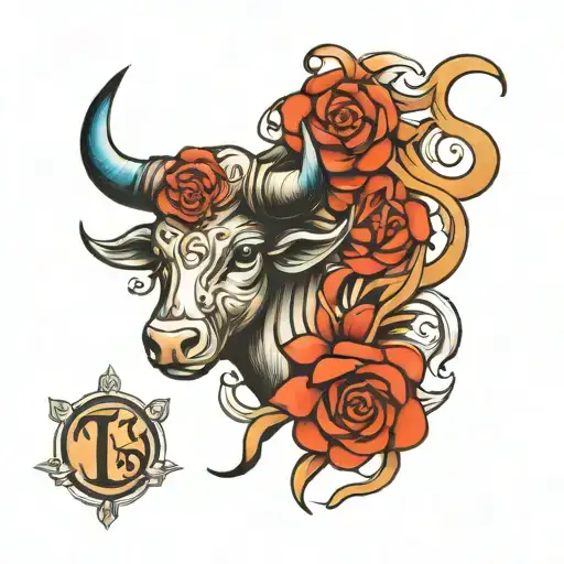 Taurus Zodiac Sigh With D S E Letters