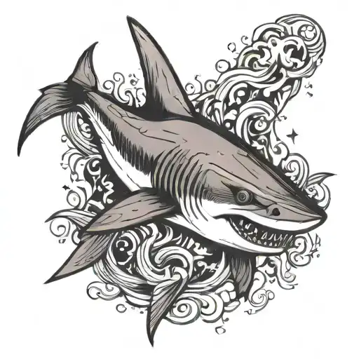 Nordic Shark Swimming