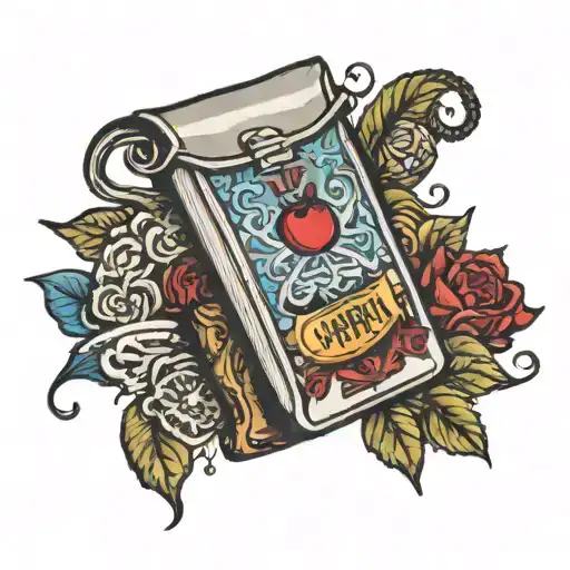 Capri Sun Pouch With Blood From Strw