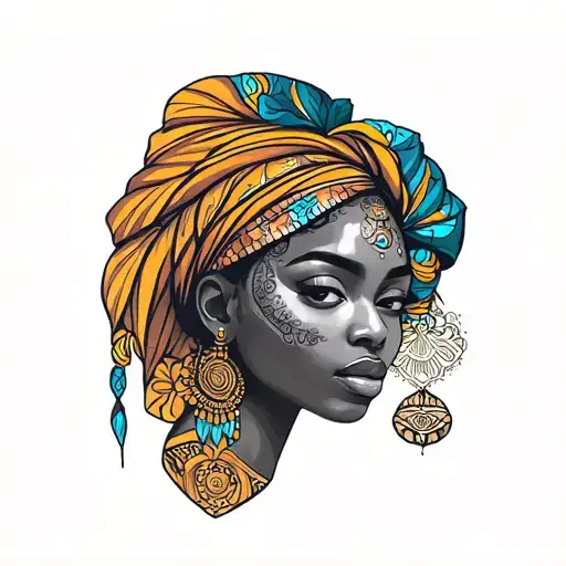 African Women Face