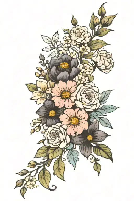 Birth Flower Bouquet