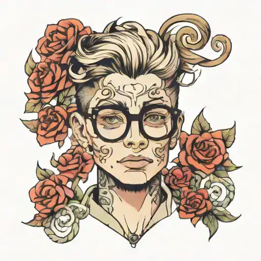 Dainty Boy With Glasses