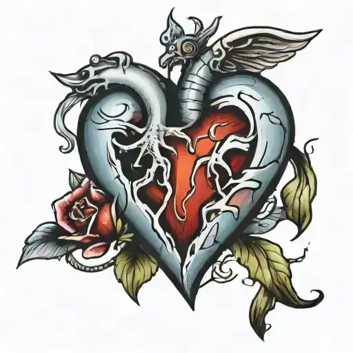 Broken Heart Being Repaired