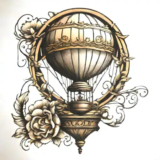 Hot Air Ballon Globe