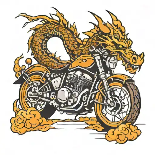 Dragon And Motorcycle Resilience