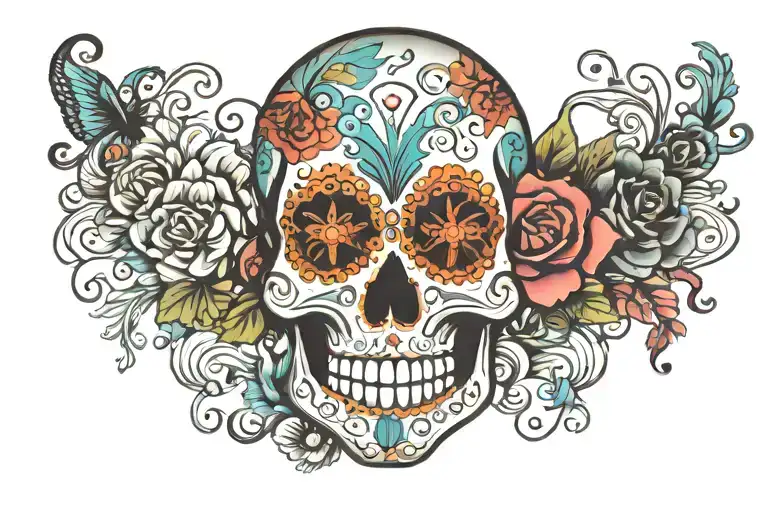 Sugar Skull Surrounded