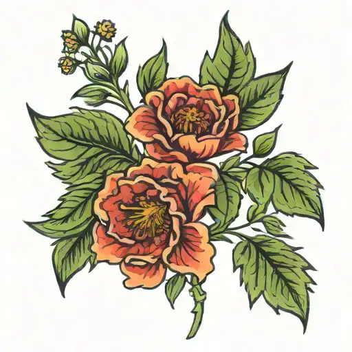 January Birthflower Linked With August Birth Flower Sisters