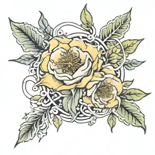 Birth Flower Intertwined